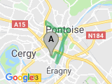 parcours Urban Trail de Cergy Pontoise - 11km