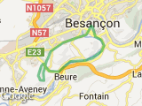 parcours Besançon Planoise AR