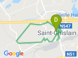 parcours SAINT-GHISLAIN - 10 KM