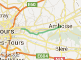 parcours loire à vélo Métairie-Amboise