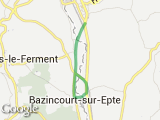 parcours Bazincourt / Serif / Eragny