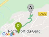 parcours CHemin de Croix à Rochefort du Gard