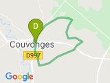 parcours COUVONGES 7km Par la pleine