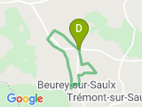 parcours 10km Mogn Beurey par Le monument