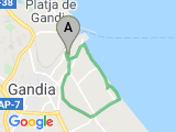 parcours gandia miramar