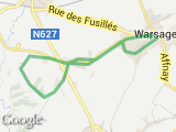 parcours Mons - Bombaye JCPMF