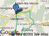 parcours VALDAHON-Chevigney-Epenoy-Chapelle Etray-Valdahon-ENDURANCE