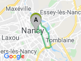 parcours Nancy canal 9km