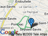 parcours Seysses-saves via Pompiac 10kms