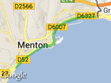 parcours 10 Km - Rondes des Plages - Menton