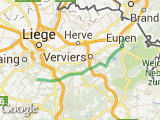 parcours Esneux Eupen velo