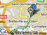 parcours Caen - Louvigny / piste cyclable