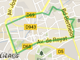 parcours 3Km Chamalieres