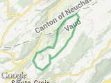 parcours Le tour du chasseron