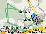 parcours Semi marathon Monsoult 2