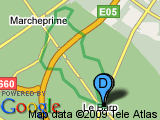 parcours Cesta-ferme-Croix-d'Hins-Marcheprime-Lacanau