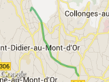 parcours route de st fortunat