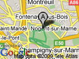 parcours Vincennes 12,6 Km