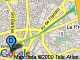 parcours Rue Lafayette - Parc de la Villette