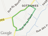 parcours Course cycliste de Gottignies