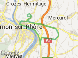 parcours Tour 1 Vélo (Tain-Abricotine-Larnage-Tain)