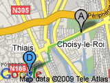 parcours aller Parc Choisy