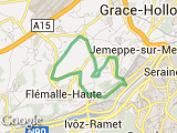 parcours FlÃ©malle - Mons-lez-LiÃ¨ge - Souxhon (Start To Run)
