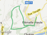 parcours FlÃ©malle (Trixhes) - Cahottes - Bois des Moines -  Trixhes (Start To Run)