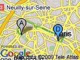 parcours Saint Michel to Eiffel Tower through Rivoli, Tuilerie Garden, Concorde, Champs Elysees, Arc de Triomphe, Trocadero 
