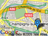 parcours Marne 4 ponts Champigny Joinville Nogent Bry et retour