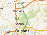 parcours artenay orléans