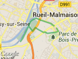 parcours Quai de Seine golf et gauche