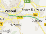 parcours Vesoul Quincey