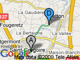 parcours st greg kayak/ betton xavier grall (route)