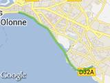 parcours front de mer les sables