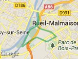 parcours Moyen tour des quais de seine