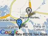 parcours Le Grau du Roi (rive gauche) - Aigues Mortes