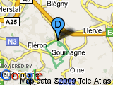 parcours Soumagne - St Hadelin - 3 Chênes - Hawis - Melen
