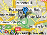 parcours Vincennes 10 Km