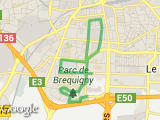 parcours 6.8km  brequigny