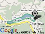 parcours Autour du lac du Causse