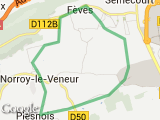 parcours Fèves-Plesnoy-Norroy