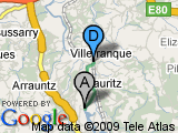 parcours VillefranqueUstaritzVillefranque