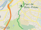 parcours Course poursuite dans le bois de rueil