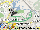 parcours Thorigny - Dampmart - Lagny - Thorigny 16,5