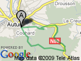 parcours Autun 17 (circuits VTT et sentiers ONF vers le Meurger Blanc)