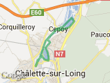 parcours Cdr lac cepoy - lac chalette