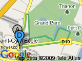 parcours St Cyr/parc de versailles/Gally/St Cyr