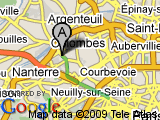 parcours Colombes/Aubenne - Arc de Triomphe