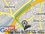 parcours Colombes/Aubenne-Ile Marrante 1 tour